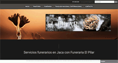 Desktop Screenshot of funerariaelpilar.es